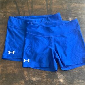 Under Armour Women's Bright Blue Athletic Shorts